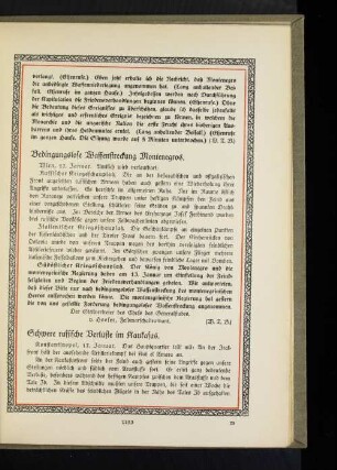 Schwere russische Verluste im Kaukasus.