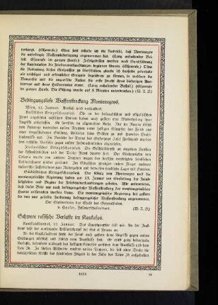 Schwere russische Verluste im Kaukasus.