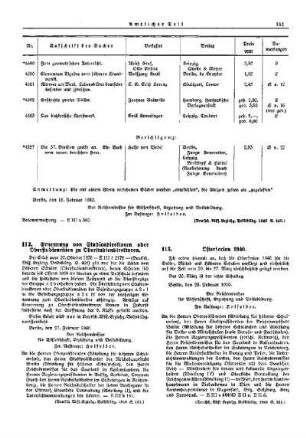 Ernennung von Studiendirektoren oder Oberstudienräten zu Oberstudiendirektoren : [Erziehung] ; [Für das Reich] ; [Amtliche Erlasse] ; [Amtlicher Teil]