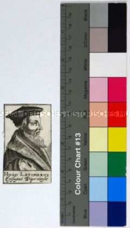 Porträt des englischen Reformators Hugh Latimer Bischof von Worcester