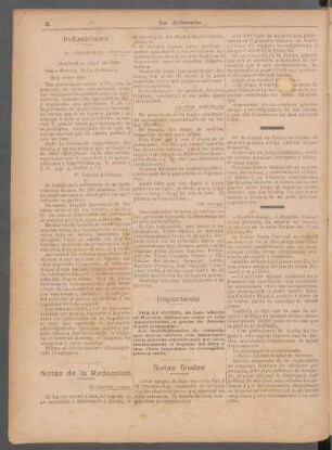 Notas de la Redacción