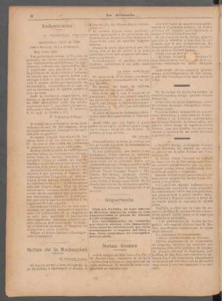 Notas de la Redacción