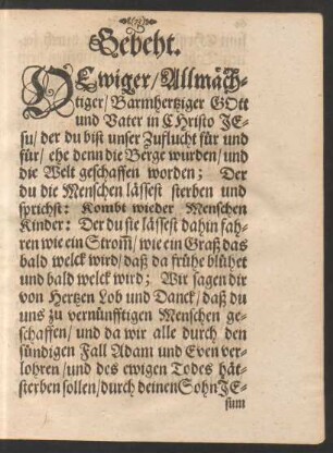 Gebeht.