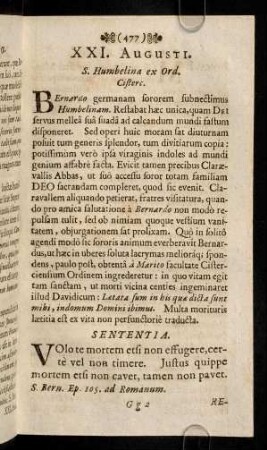 477-486, XXI. - XXV. Augusti