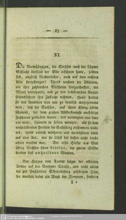 VI. [Verwüstungen in der Lausitz]