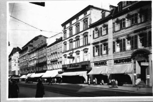 Stuttgart: Königstraße, alter Zustand um 1940