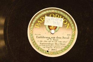 Entführung aus dem Serail : 1. Akt "Hier soll ich dich denn sehen"