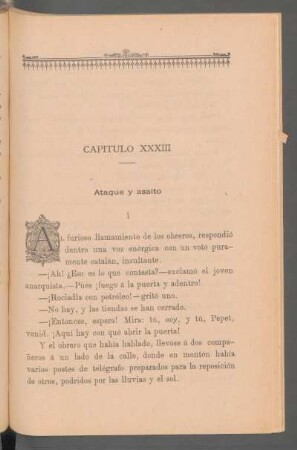 Capítulo XXXIII - Ataque y asalto