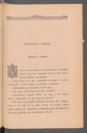 Capítulo XXXIII - Ataque y asalto