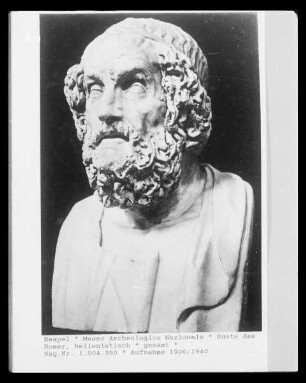 Büste des Homer, hellenistisch