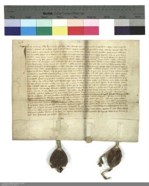 Bestätigung durch Heinrich [von Kranlucken], Abt von Fulda, der Stiftung eines Altars in der Stiftskirche