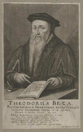 Bildnis des Theodorus Beza