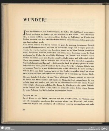 Wunder!