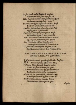 Ad Simonem Carpsovium ...