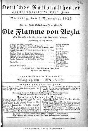Die Flamme von Arzla