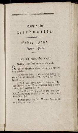 Vier und neunzigstes Kapitel. - Einhundert und sechstes Kapitel.
