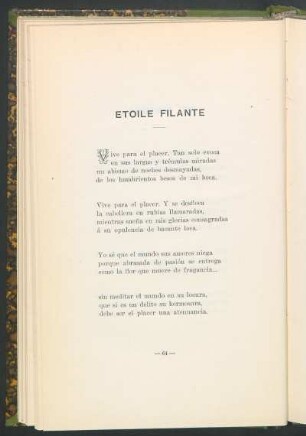 Etoile filante