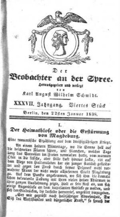 4. Stueck, 22. Januar 1838