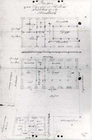 Hemsbach, HD; Synagoge, Grundriss
