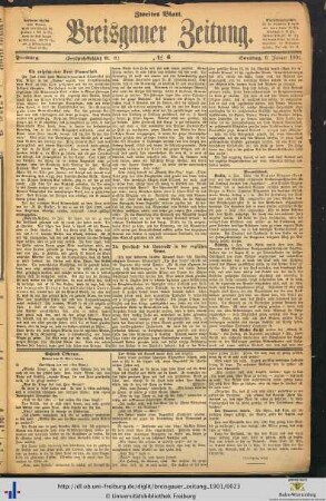 06.01.1901 (Zweites Blatt)