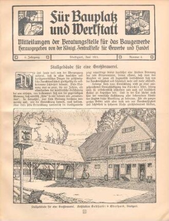Stallgebäude für eine Großbrauerei