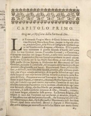 [Hauptteil Capitolo Primo - Capitolo L.]
