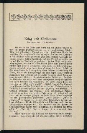 7-27, Krieg und Christentum.