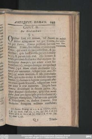 Caput. II. De Ordinibus.
