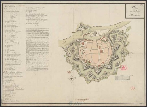 Plan der Festung Hameln