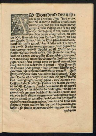 Am Sonabend des achten tags Octobris/ des Jars 1530 ...
