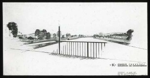 Cannstatt, Staustufe, Berger Steg flussaufwärts (Koppenhöfer)