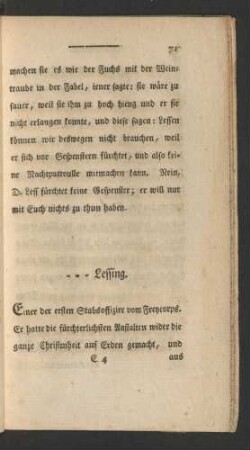 --- Lessing.