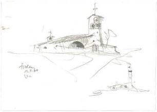 Gsaenger, Gustav; Fischen / Allgäu (Bayern); Ev. Kirche zum Guten Hirten, Pfarrhaus - Studien