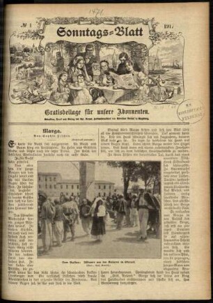 Ausgabe vom Sonntag, den 07. Januar 1917.