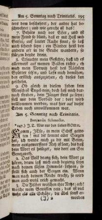 195-207, Komm Jesu, in mein Schiff...