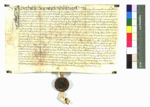 Lehensrevers des Jörg Hücküler, Bürger und Gerber in der Ow, gegen das Predigerkloster in Rottweil um ein Jauchert Feld in Göllsdorfer Bann.