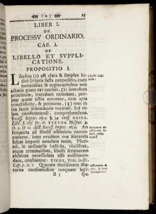 Liber I. De Processu Ordinario. Cap. I. De Libello Et Supplicatione.