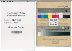 Entnazifizierung Gustav Groening , geb. 01.06.1911 (Angestellter)