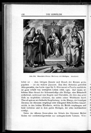Abb. 133. Benedetto Diana: Madonna mit Heiligen. Akademie