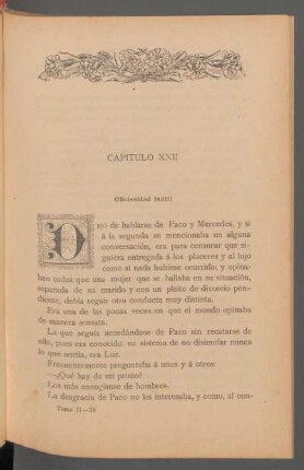 Capítulo XXII - Oficiosidad inútil