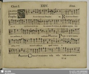 XXV. Oratio Jeremiae prophetae