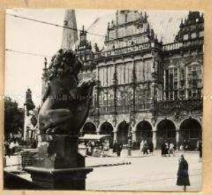 Rathaus und Marktplatz in Bremen