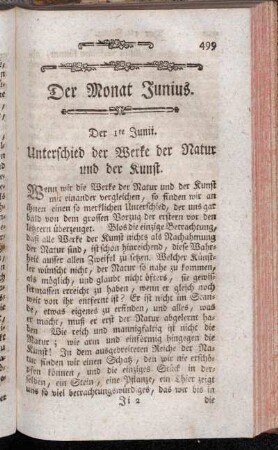 Der Monat Junius.
