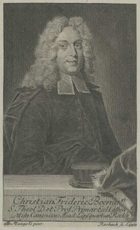 Bildnis des Christian Friedric Boerner