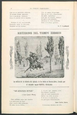 Recuerdos del tiempo heroico [Dibujo]
