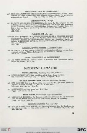 Moderne Gemälde (Nr. 475-561)