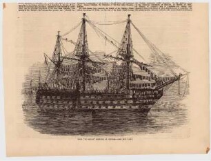 H.M.S. "St. George" refittin at Spithead