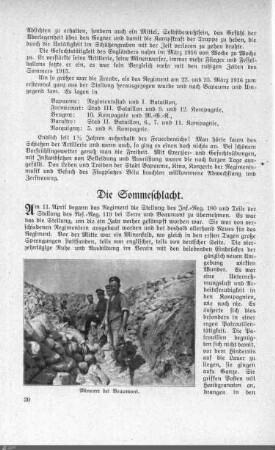 Die Sommeschlacht.