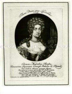 Kaiserin Eleonora Magdalena Theresia, dritte Ehefrau des Kaisers Leopold I. (Folge europäischer Herrscher des 17./18. Jh.)