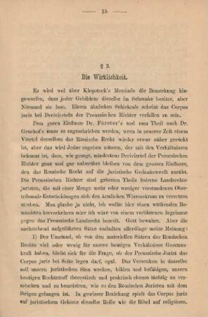 § 3. Die Wirklichkeit.